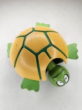 Vintage Playskool Tubby Turtle Bath Toy Floating Turtle 6” Retro Kids Toy